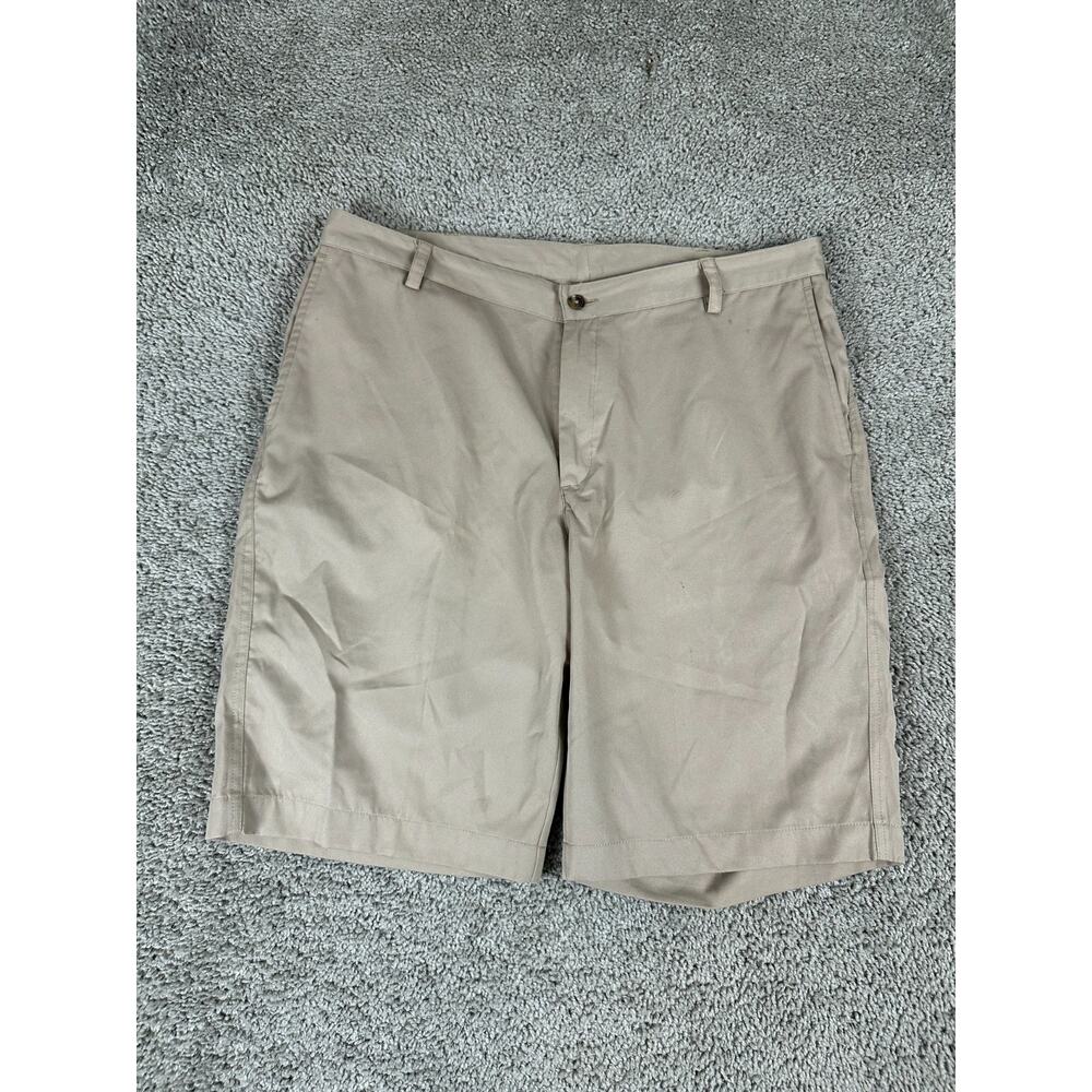 PING Golf Shorts Mens 36 Beige SensorCool Lightweight Chino Pockets
